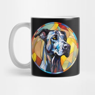 Stained Glass Great Dane Dog Mug